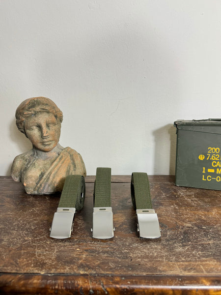 Green Military Belt