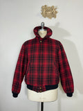 Vintage Woolrich Wool Bomber Jacket 80s Made in Usa “M/L”