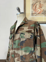 Vintage Woodland Camo Jacket “S”