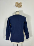 Deadstock Italian Navy Boat Neck Sweater