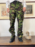 Deadstock British Camo Trousers Combat Windproof “W35”