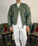 Olive Bomber Jacket MA1