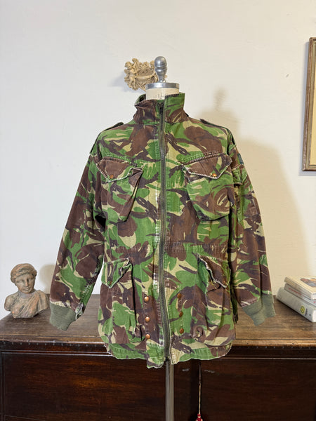 Vintage British Army Woodland DPM Parachutists Para' Smock “L”