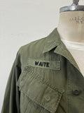 Vintage Jungle Jacket Ripstop Us Army “WAITE” - M