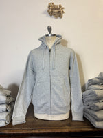 Russell Grey Full-Zip Hoodie