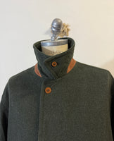 Vintage Green Wool Coat “XL”