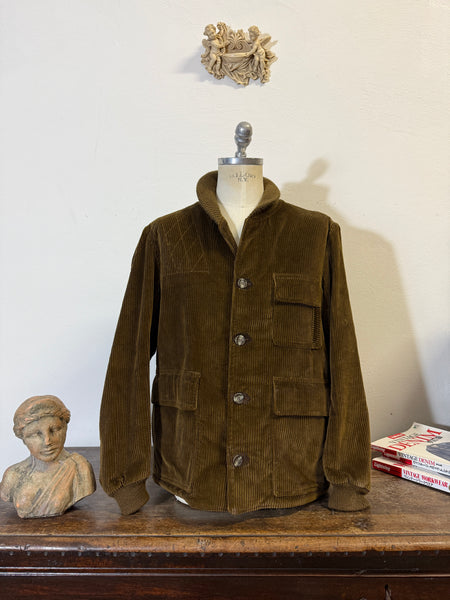 Vintage  Corduroy Work Jacket with Wool Lining “XL”