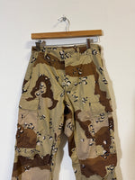 Vintage Desert Camo Cargo Pants Us Army “W26”