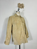 Vintage Women Sand Leather Jacket “M”