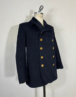 Vintage Italian Navy Peacoat “S”