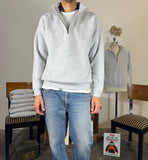 Gray Half Zip Sweatshirt