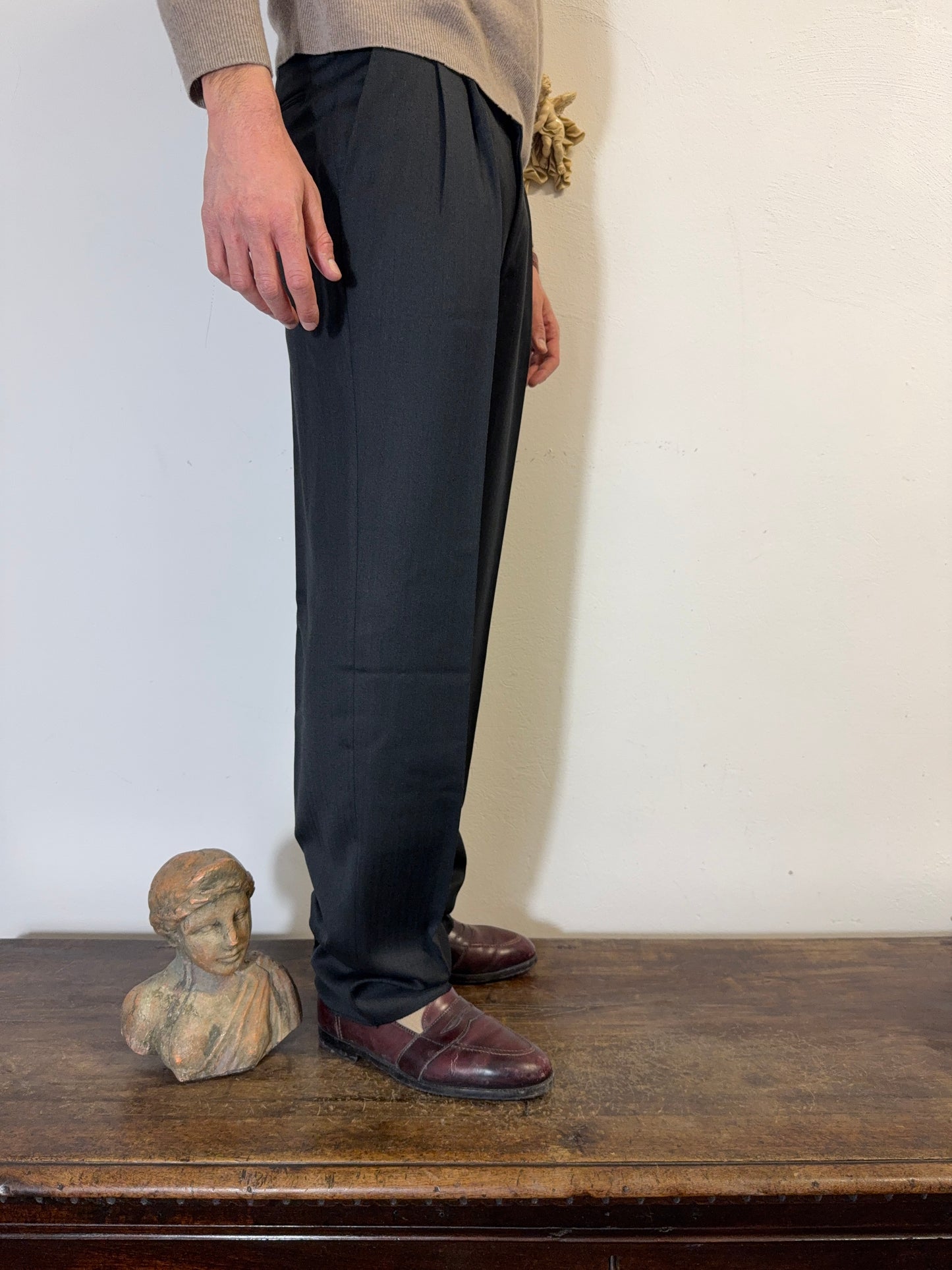 Grey Tailored Trousers “W34”