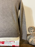 Classic Aran Turtleneck Sweater in Taupe