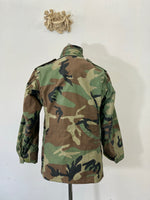 Veste de campagne Woodland vintage M65 Us Army « M »