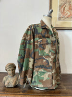 Vintage Woodland Camo Jacket “S”