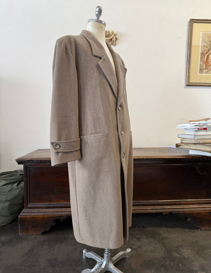 Khaki Wool Coat “L/XL”