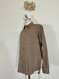 Vintage 70s Brown Shirt “L”