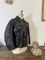 Vintage Rare 1950s Leather Tank Crew
Jacket “S”