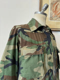 Vintage Woodland Camo Jacket “S”