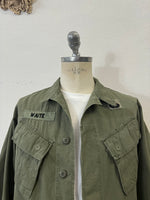 Vintage Jungle Jacket Ripstop Us Army “WAITE” - M