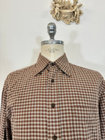 Vintage 70’s Checkered Shirt “XL”