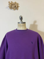 Vintage Purple Ralph Lauren Sweatshirt Made in Usa “L”