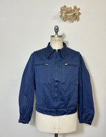 Vintage Italian Navy Work Jacket “ XS, S”