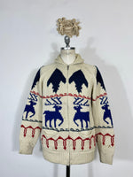 Vintage Cardigan Cowichan “XL”