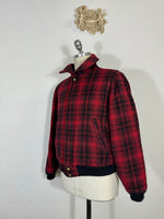 Vintage Woolrich Wool Bomber Jacket 80s Made in Usa “M/L”