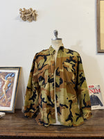 Vintage Camo Croatian Shirt “L”