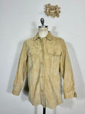 Vintage Women Sand Leather Jacket “M”