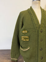 Vintage Cardigan Commemorativo Winter Sports “XL”