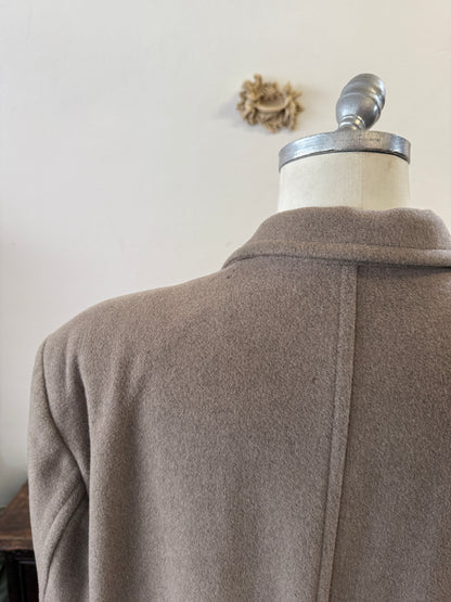 Khaki Wool Coat “L/XL”