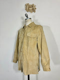 Vintage Women Sand Leather Jacket “M”