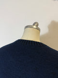 Classic Navy Sweater “L”