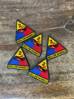 2nd Armored Division Patch - ‘Hell on Wheels’ - U.S. Army