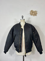 Black Bomber Jacket MA1