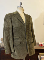 Green Velvet Jacket “L”