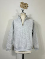 Gray Half Zip Sweatshirt