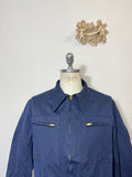 Vintage Italian Navy Work Jacket “ XS, S”