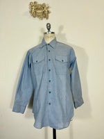 Chemise de travail US NAVY Chambray SEAFARER années 1980/90