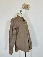 Vintage 70s Brown Shirt “L”