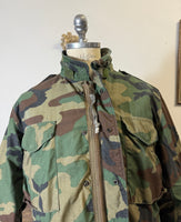 Vintage Woodland Field Jacket M65 Us Army “L”