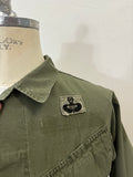 Vintage Jungle Jacket Ripstop Us Army “WAITE” - M