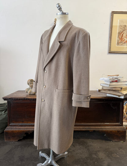 Khaki Wool Coat “L/XL”