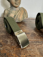 Green Military Belt