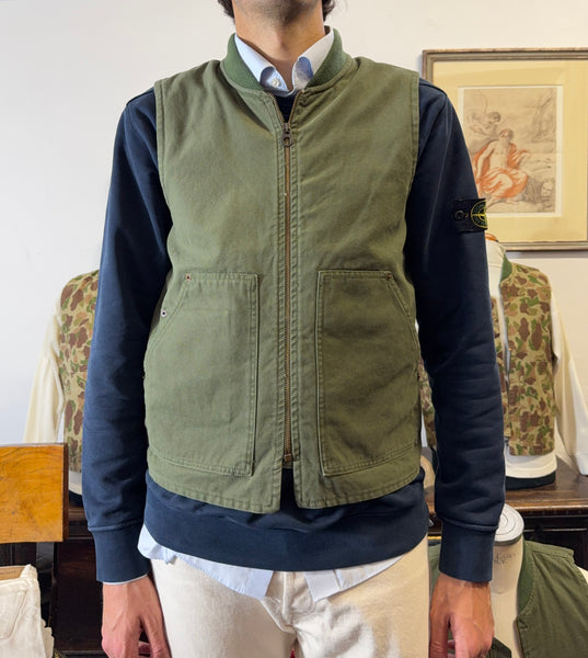 Work Vest Canvas Pasadena Army Green - Chesapeake’s