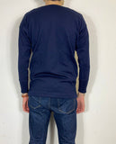 Deadstock Italian Navy Boat Neck Sweater