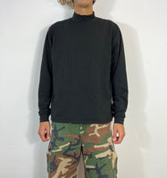 Deadstock Jersey Mock Turtleneck Made in Usa  “XL”