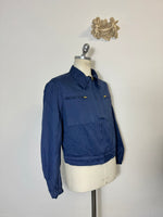 Vintage Italian Navy Work Jacket “ XS, S”